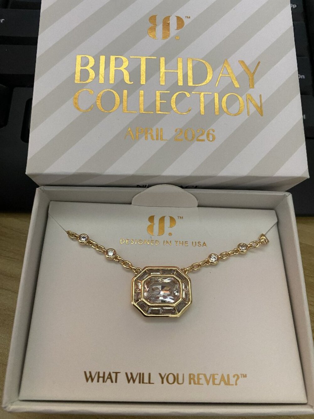 Bomb Party April 2026 Birthday The Lyra Necklace - Gold